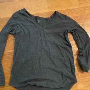 Grey long sleeve shirt